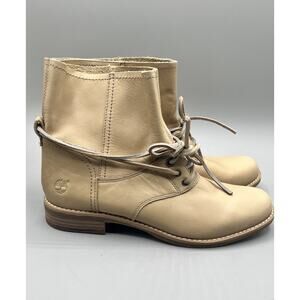 Timberland Earth keepers Tan Leather Savin Hill Lace Up Ankle Boots Tan Size 8